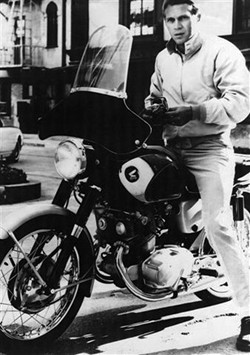 Steve McQueen wearing a classic Barcuata Harrington, 1960s (photograph courtesy of Baracuta)