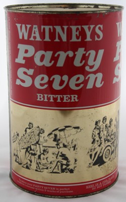 Watneys Party Seven - 1975 style can