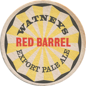Watney's Red Barrel, Beer mat, 1960s
