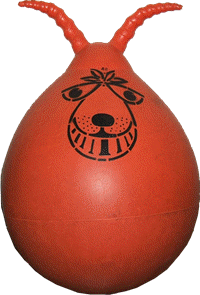 Space hopper, first marketed in 1968