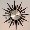 Sunburst clock, 1960s