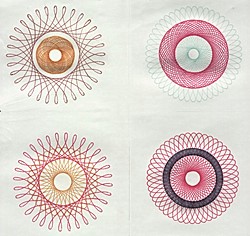 Spirograph patterns
