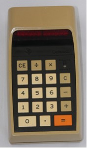 Texas Instruments TI-2500 Datamath calculator, 1973