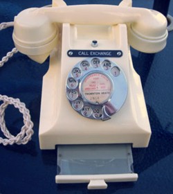 GPO Telephone 312 in white (image miasaj123)