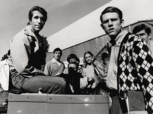 Henry Winkler, Donny Most and Ron Howard from Happy Days, 1974 Henry Winkler, Donny Most and Ron Howard from Happy Days, 1974