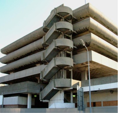 Car park and staircase, Tricorn Centre