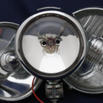 Lucas WLR576 spot lamp, Halfords Surveyor Beam Lamp, Lucas Fogranger foglamp