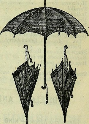 Three umbrellas from 1846