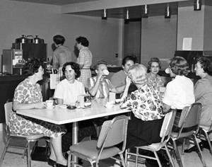 Seattle City Light employees on coffee break, 1963