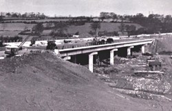 Britain's first motorway, the Preston Bypass under construction, 1958 Britain's first motorway, the Preston Bypass under construction, 1958