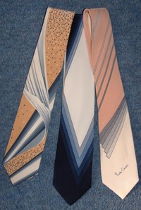 80s ties by Jose Piscador and Pierre Cardin