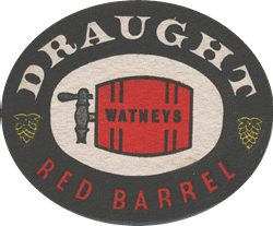 Draft Red Barrel, c1960s