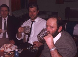 Raising a pint in 1972 Raising a pint in 1972