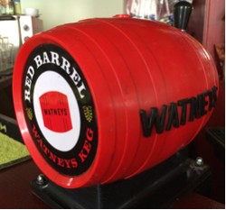 Watneys Red Barrel on draught. Watneys Red Barrel on draught.
