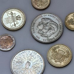 British coins from the 1980s British coins from the 1980s