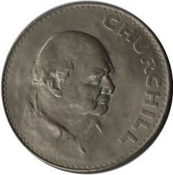 1965 crown, reverse 1965 crown, reverse