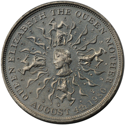 1980 crown, reverse 1980 crown, reverse