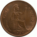 One penny 1967