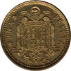 1 peseta coin c1966 1 peseta coin c1966