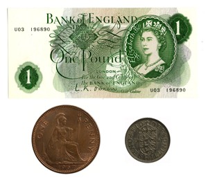 Pounds, shillings and pence