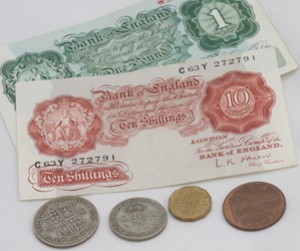 Pounds, shillings and pence