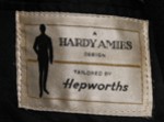 Hepworths label, 1969 Hepworths label, 1969
