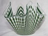 Chance Glass Handkerchief Vase, Corden pattern, c1961