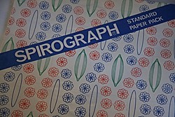 Spirograph paper, 1960s Spirograph paper, 1960s