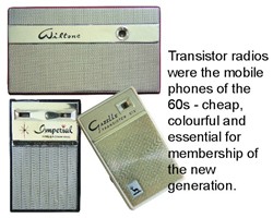 A selction of cheap 1960s transitor radios from Hong Kong