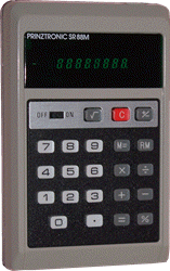 Prinztronic calculator retailed by Dixon's in the 70s