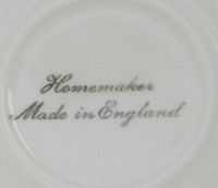Ridgway Homemaker third backstamp Ridgway Homemaker third backstamp