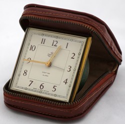 Vintage travel alarm clocks