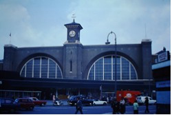 King's Cross Station in the 1970s.