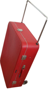 Cavalet suitcase with wheels c1972 Cavalet suitcase with wheels c1972
