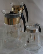 Pyrex coffee set, 1960s