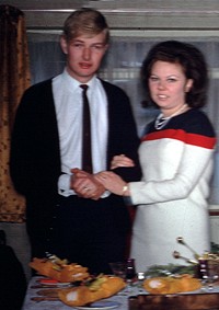A young married couple in 1969