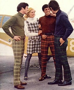 Tartan slacks, 1969