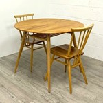 Ercol table and dining chairs (image Lythamdesign and Antiques)