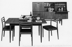 Fresco dining group 1970 (image courtesy of High Wycombe Furniture Archive) Fresco dining group 1970 (image courtesy of High Wycombe Furniture Archive)
