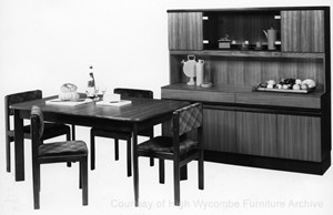 G-Plan Montage room setting, (image courtesy of High Wycombe Furniture Archive) G-Plan Montage room setting, (image courtesy of High Wycombe Furniture Archive)