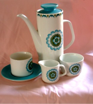 Studio Meakin Coffee Set, 1960s