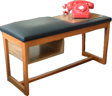 Telephone table, late 1960s