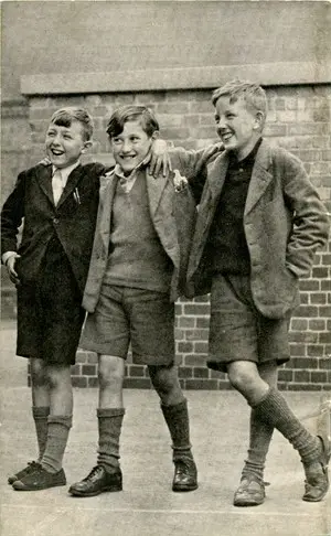 Boys at a primary school in the 1950s