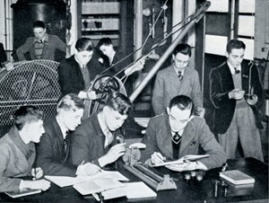 An engineering class at a technical school An engineering class at a technical school