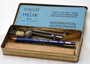 Inside the Oxford Set of Mathematical Instruments, 1950s Inside the Oxford Set of Mathematical Instruments, 1950s