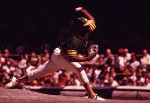 Oakland Athletics' pitcher c1973.k Oakland Athletics' pitcher c1973.