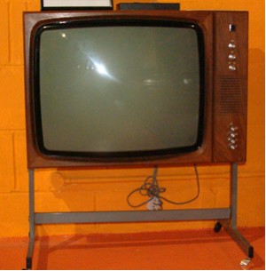 Black and white television c1972