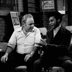 All in the Family: Archie Bunker (Carroll O'Connor) and Lionel Jefferson(Michael Evans) All in the Family: Archie Bunker (Carroll O'Connor) and Lionel Jefferson(Michael Evans)