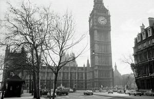 The Palace of Westminster in the 1970s The Palace of Westminster in the 1970s