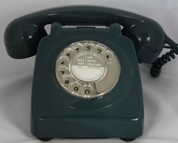 706 telephone, concord blue, refurbished in 1975